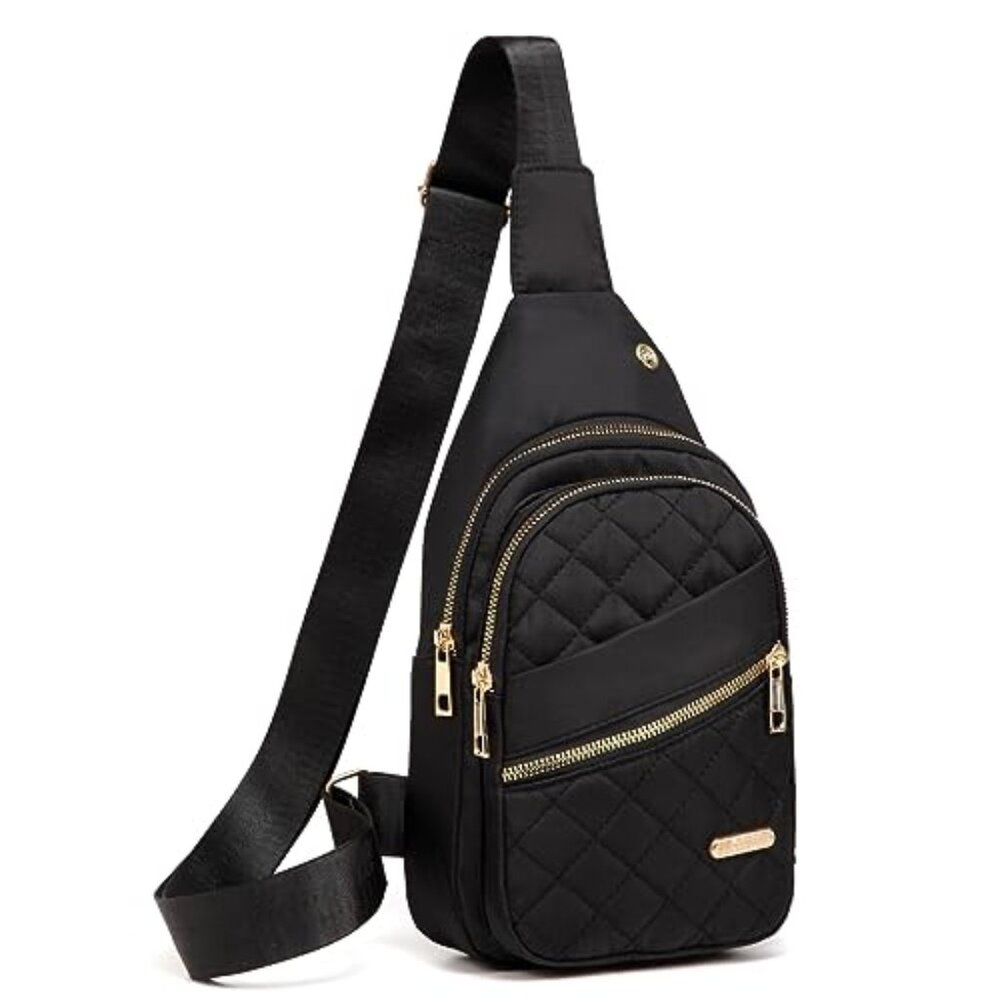 Small Sling Backpack for Women, Chest Bag Daypack Crossbody for Travel Sport